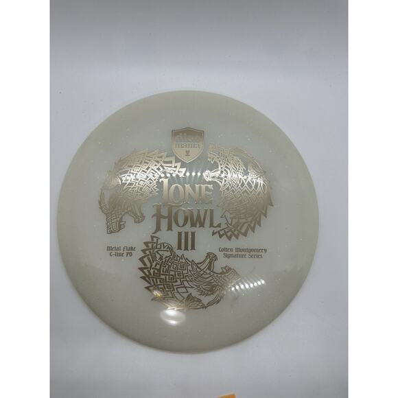 NEW 173G Discmania Lone Howl 3 Metal Flake C-Line PD White Colten Sig Series - Picture 4 of 5